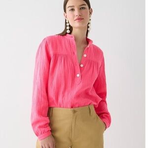 J Crew NWT Fresco top in soft gauze BP555